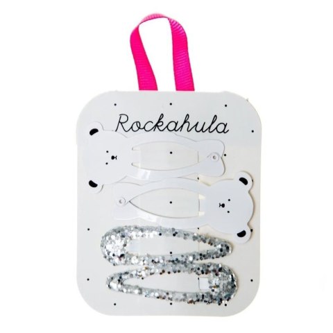 Rockahula Kids - 4 spinki do włosów Polar Bear