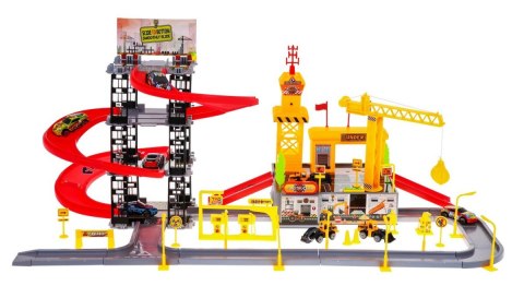 Duży Park Budowy Auta