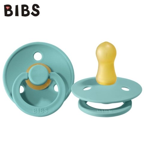 BIBS COLOUR TURQUOISE S Smoczek Uspokajający kauczuk Hevea