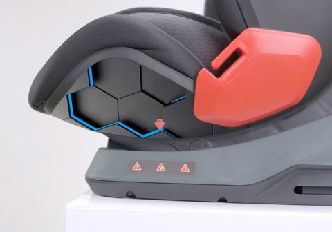 CORGI BabySafe fotelik samochodowy 9-36kg - różowo / fioletowy