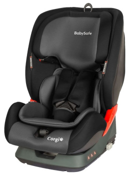 CORGI BabySafe fotelik samochodowy 9-36kg - szaro / czarny