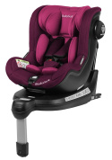 RHODESIAN BabySafe 0-18 kg obrotowy fotelik samochodowy - różowo / fioletowy