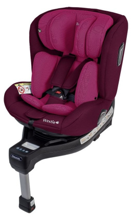 WESTIE IsoFix Babysafe 0-18kg i-Size multimedialny fotelik samochodowy - fioletowy
