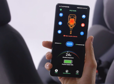 WESTIE IsoFix Babysafe 0-18kg i-Size multimedialny fotelik samochodowy - szary