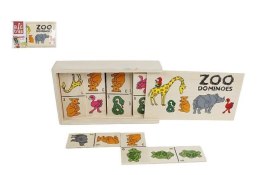 Domino drewniane Zwierzęta 28 elementów