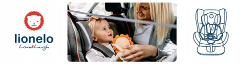 LIAM 0-18kg Lionelo fotelik samochodowy - Yellow Mustard