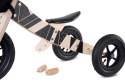 Rowerek biegowy drewniany dla 2 latka 2w1 Twist Plus - Samoa Black Edition