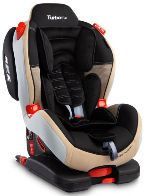 Sport Turbo Fix CARETERO fotelik samochodowy 9-25kg Isofix TopTether - Beige