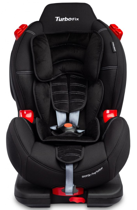 Sport Turbo Fix CARETERO fotelik samochodowy 9-25kg Isofix TopTether - Black