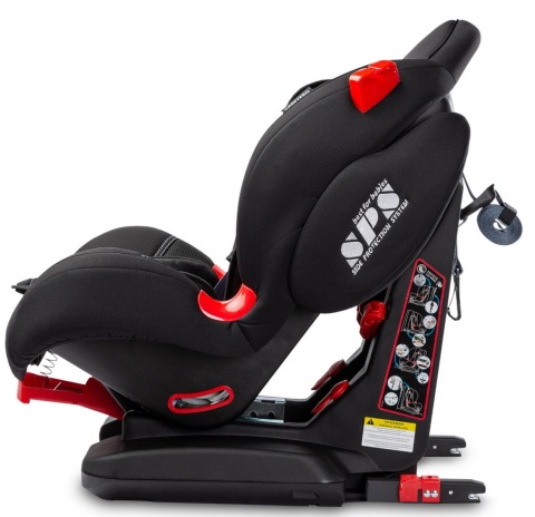 Sport Turbo Fix CARETERO fotelik samochodowy 9-25kg Isofix TopTether - Black