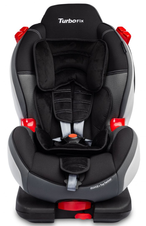 Sport Turbo Fix CARETERO fotelik samochodowy 9-25kg Isofix TopTether - Graphite