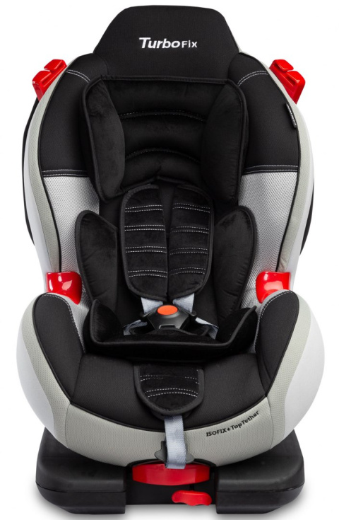 Sport Turbo Fix CARETERO fotelik samochodowy 9-25kg Isofix TopTether - Grey