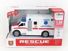 AMBULANS 21 CM. ZE ŚWIATŁEM I DŹWIĘKIEM