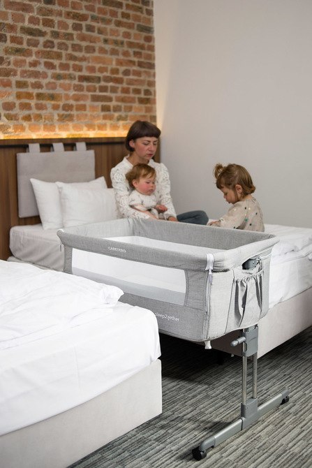 ŁÓŻECZKO SLEEP2GETHER GRAPHITE CARETERO