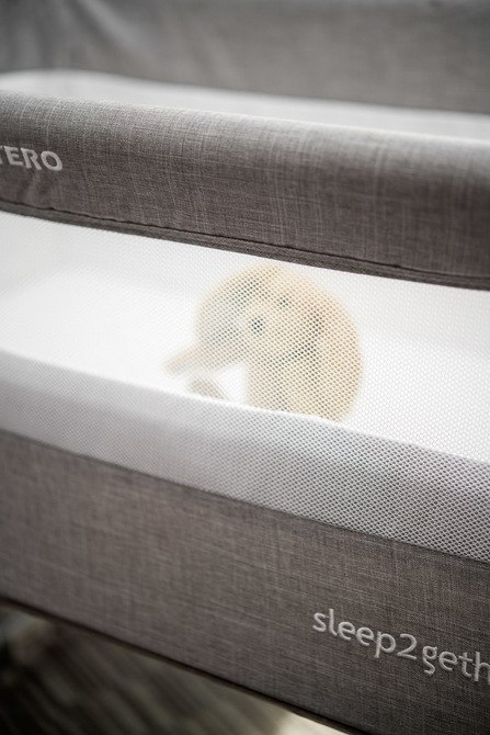 ŁÓŻECZKO SLEEP2GETHER GRAPHITE CARETERO