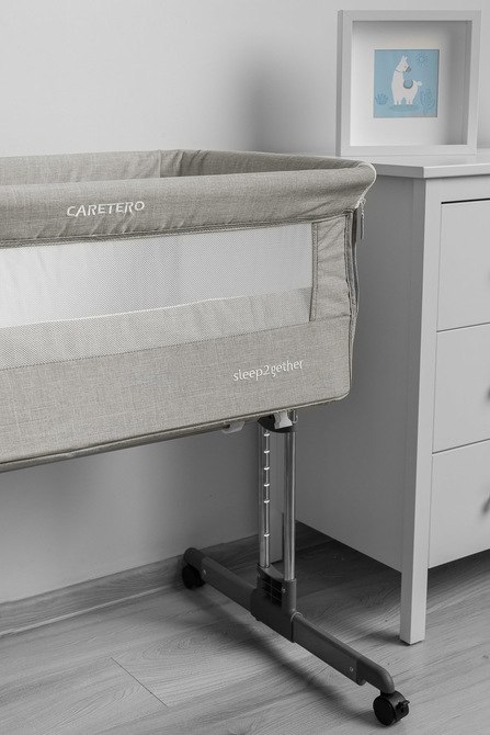 ŁÓŻECZKO SLEEP2GETHER GREY CARETERO