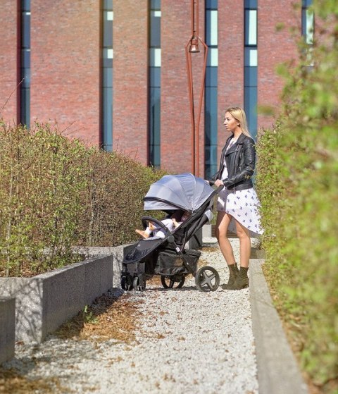 WÓZEK SPACEROWY TITAN BLACK CARETERO