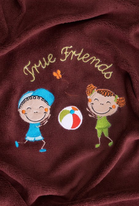 23054 (91059) BROWN KOCYK 2-STR DZIECI 75x100 SENSILLO