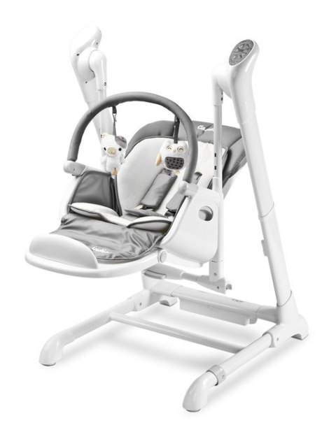 KRZESEŁKO + HUŚTAWKA INDIGO GREY CARETERO