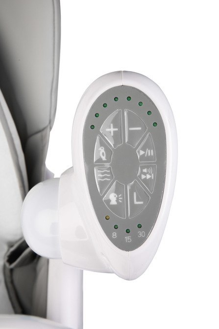 KRZESEŁKO + HUŚTAWKA INDIGO GREY CARETERO