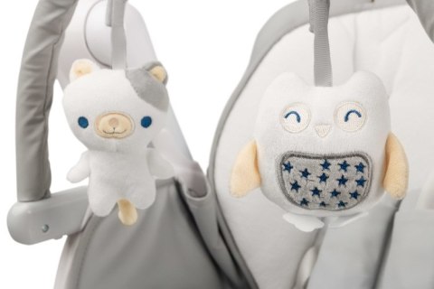 KRZESEŁKO + HUŚTAWKA INDIGO GREY CARETERO