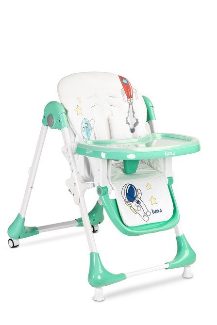 KRZESEŁKO DO KARMIENIA LUNA MINT CARETERO