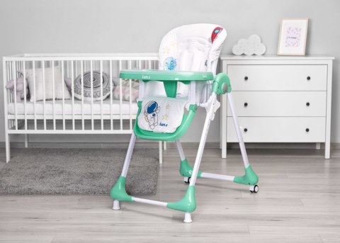 KRZESEŁKO DO KARMIENIA LUNA MINT CARETERO