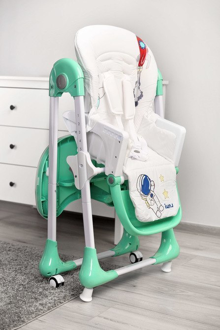 KRZESEŁKO DO KARMIENIA LUNA MINT CARETERO