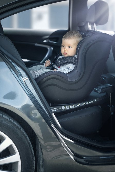 FOTELIK TWISTY FIX I-SIZE 0-18 GREY CARETERO