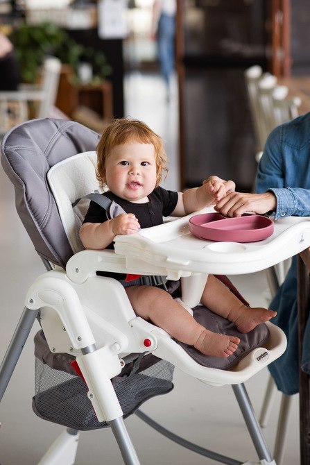 KRZESEŁKO DO KARMIENIA BISTRO 2019 GRAPHITE CARETERO