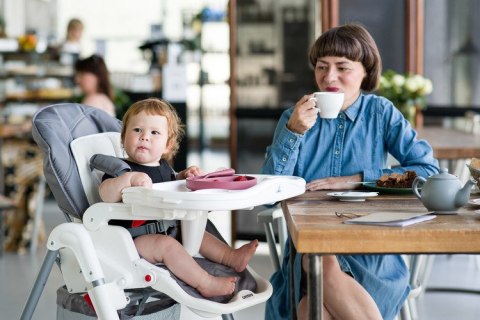 KRZESEŁKO DO KARMIENIA BISTRO 2019 GRAPHITE CARETERO