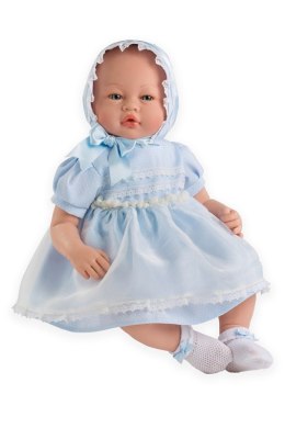 MG10057 Lalka bobas dziewczynka Vera w niebieskiej sukience - 46 cm