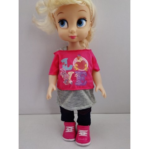 WOOPIE Modne Ubranko dla Lalki LOVE Okulary Buciki 43-46 cm