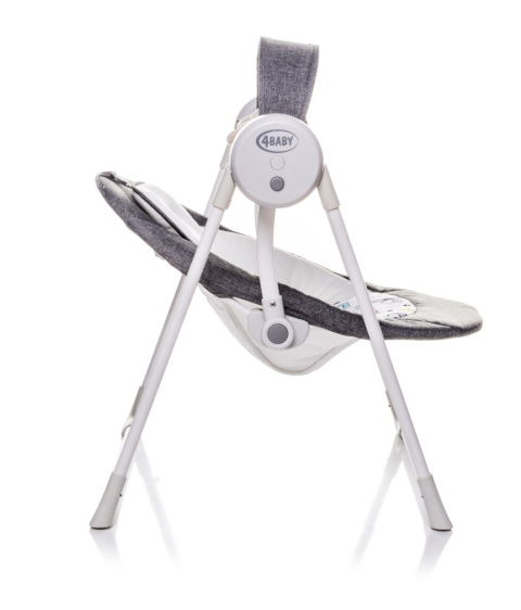 4Baby SWING Huśtawka elektryczna / Bujaczek 6m+ GREY