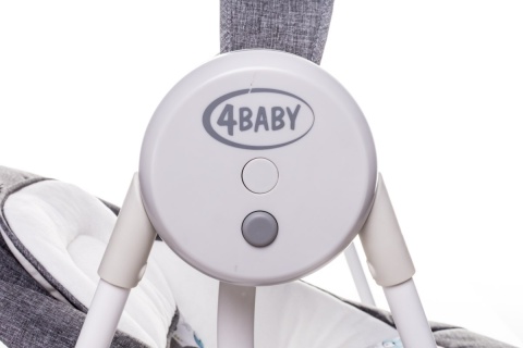 4Baby SWING Huśtawka elektryczna / Bujaczek 6m+ GREY