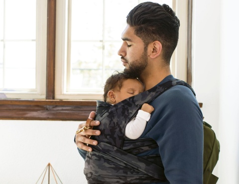 Chicco Boppy ComfyFit Nosidełko dla dziecka 0m+ do 15kg jak chusta - CAMOUFLAGE