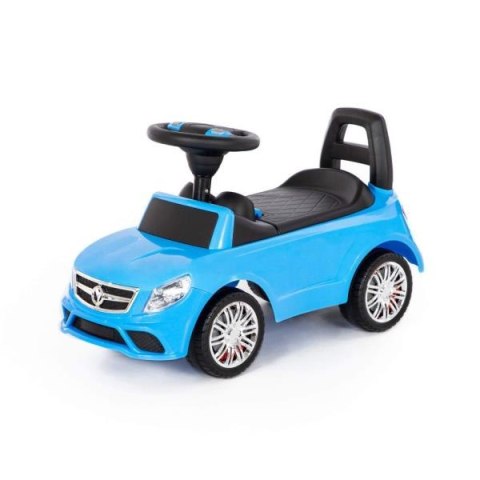 Polesie 84484 Samochód-jeździk "SuperCar" Nr3 z sygnałem dźwiękowym (niebieski) jeździdełko auto pojazd