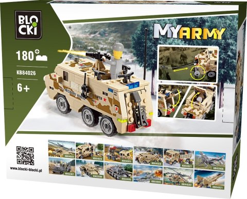 Klocki Blocki MyArmy Wóz Bojowy 180 el.