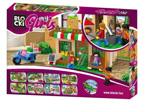 Klocki Blocki MyGirls Pizzeria Lary 264 el.