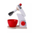 Mikser robot kuchenny drewniany + akcesoria biały