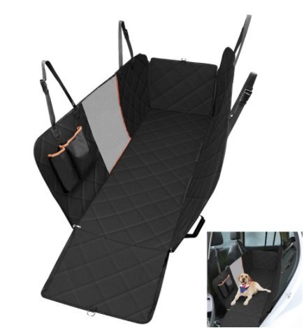 Mata dla psa do samochodu na siedzenie wodoodporna czarna