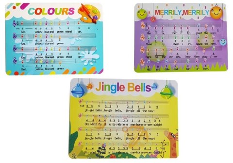 Pianinko Cymbałki Czerwone Instrument Dla Dzieci Niemowląt