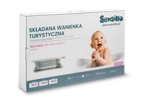 Sensillo turystyczna składana wanienka - BEŻOWY