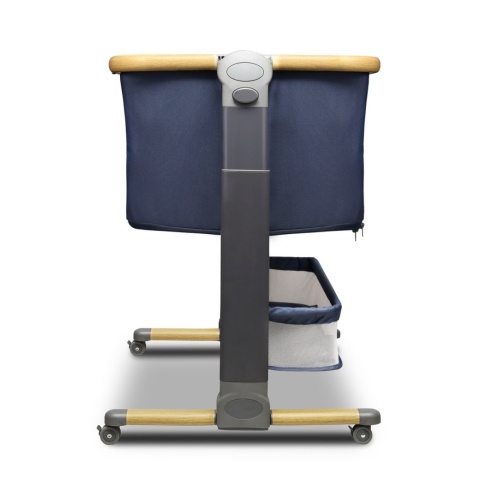 TIMON Lionelo 3w1 składane łóżeczko dostawne, przybornik, torba, co-sleeping - blue navy