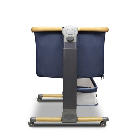 TIMON Lionelo 3w1 składane łóżeczko dostawne, przybornik, torba, co-sleeping - blue navy