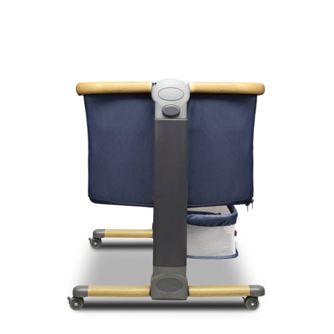 TIMON Lionelo 3w1 składane łóżeczko dostawne, przybornik, torba, co-sleeping - blue navy