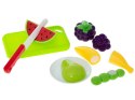 Wózek sklepowy na zakupy dla dzieci + owoce/warzywa do krojenia