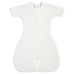 Aden+anais Śpiworek SNUG FIT SLEEVED CREAM/MINT rozmiar L