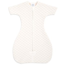 Aden+anais Śpiworek SNUG FIT SLEEVED CREAM/PINK rozmiar M