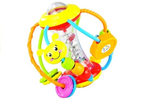 Kolorowa Kula Grzechotka Przesuń Koraliki Spirala